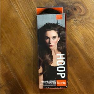 Hoop hairdo invisible extension